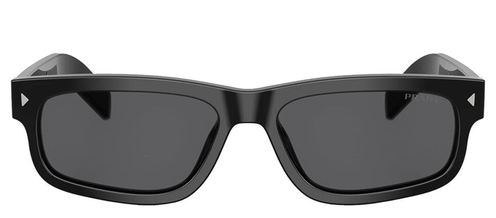 Prada PR B11S 16K731 Rectangle Plastic Black Sunglasses with Grey Lens