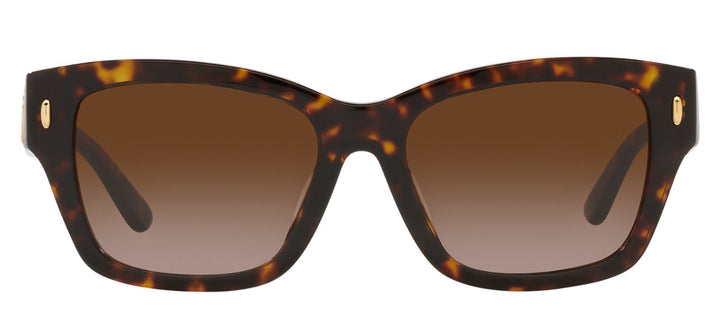 Tory Burch CLASSIC TY 7167U 172813 Rectangle Plastic Tortoise Sunglasses with Brown Gradient Lens