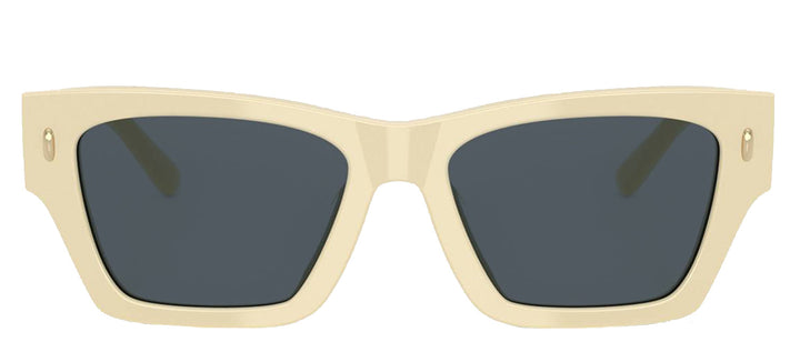 Tory Burch TY 7169U 194787 Rectangle Plastic Ivory Sunglasses with Grey Lens