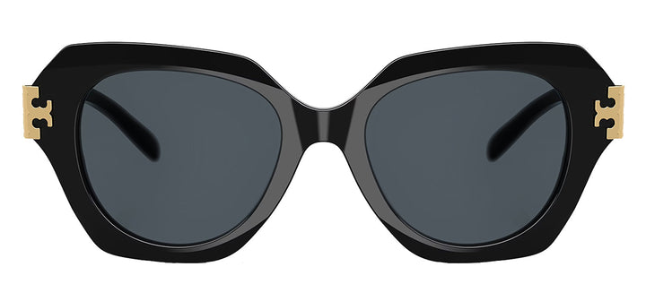 Tory Burch TY 7215U 170987 Cat-Eye Plastic Black Sunglasses with Grey Lens