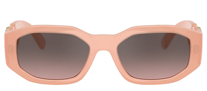 Versace VE 4361 539258 Irregular Plastic Pink Sunglasses with Pink Gradient Lens