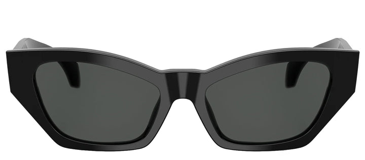 Versace VE 4488U GB1/87 Cat-Eye Plastic Black Sunglasses with Grey Lens