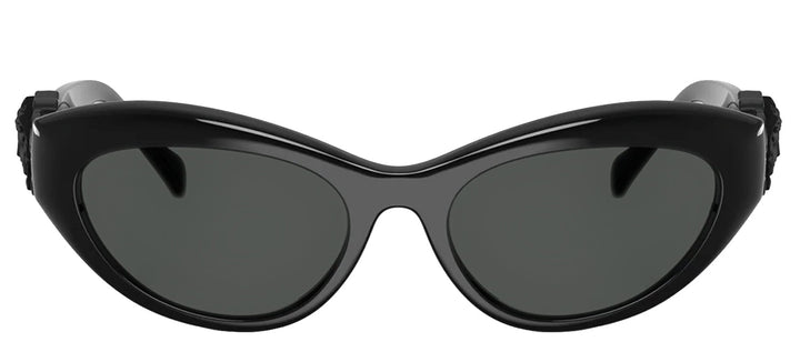 Versace KIDS VK 4005U GB1/87 Cat-Eye Plastic Black Sunglasses with Grey Lens