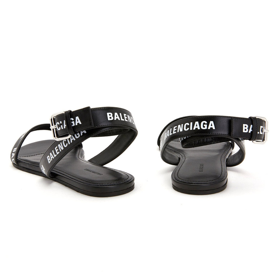Balenciaga - BALENCIAGA Round Flat Sandals - 551154 WA761 1006 - Ask Me Wear
