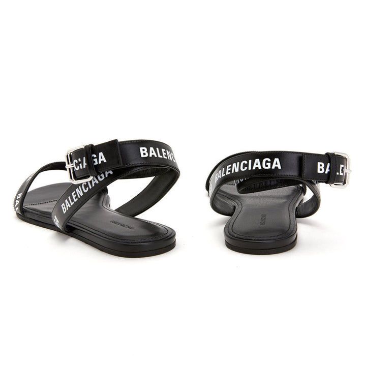 Balenciaga - BALENCIAGA Round Flat Sandals - 551154 WA761 1006 - Ask Me Wear
