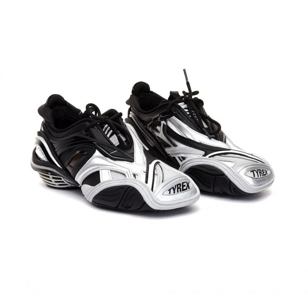 Balenciaga - BALENCIAGA Tyrex Logo - print Metallic Rubber - 617517 W2CB1 1081 - Ask Me Wear