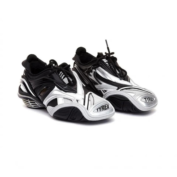 Balenciaga - BALENCIAGA Tyrex Logo - print Metallic Rubber - 617517 W2CB1 1081 - Ask Me Wear