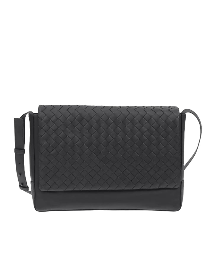 Bottega VenetaBags - Bottega Veneta Braided Leather Messenger Bag - 609419VCPQ14202 - Ask Me Wear