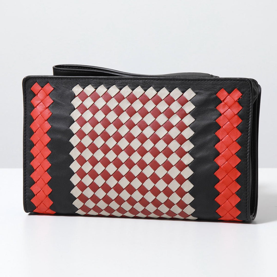 Bottega VenetaAccessories - Wallets & Card Holders - Bottega Veneta Intrecciato Leather Wristlet Clutch Bag - 546882VBM91_8702 - Ask Me Wear