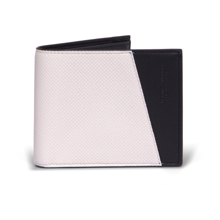 Bottega VenetaBags - Bottega Veneta Logo Embossed Two Tone Bi - fold Wallet - 575869VMAW49076 - Ask Me Wear