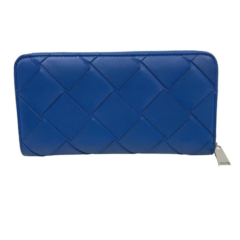 Bottega VenetaAccessories - Wallets & Card Holders - Bottega Veneta Maxi Intrecciato Zip Around Wallet - 573431 VO0BI 4248 - Ask Me Wear