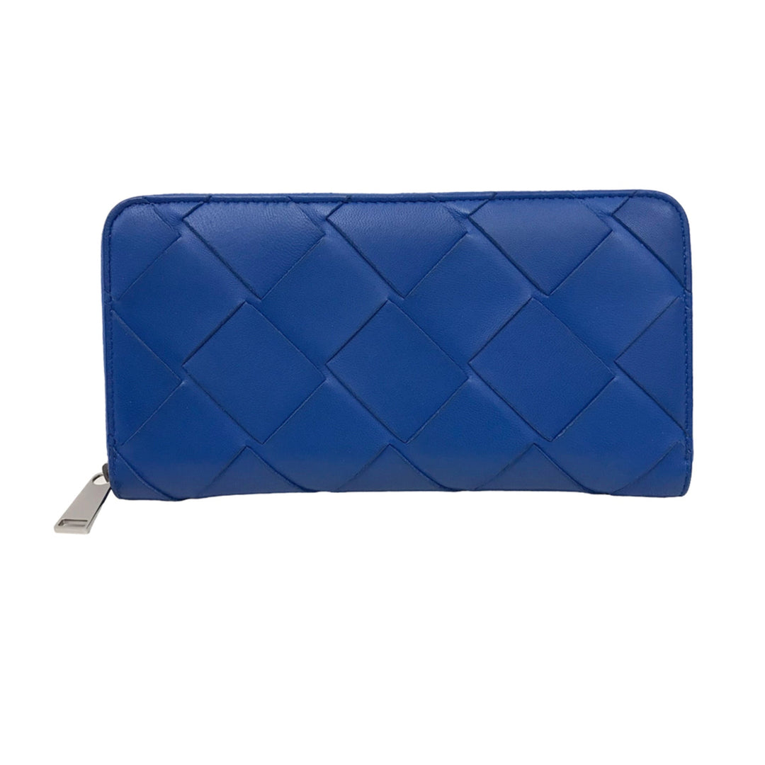 Bottega VenetaAccessories - Wallets & Card Holders - Bottega Veneta Maxi Intrecciato Zip Around Wallet - 573431 VO0BI 4248 - Ask Me Wear