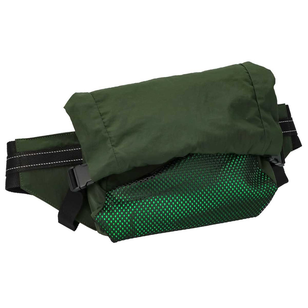 Bottega VenetaBags - Bottega Veneta Mesh Detail Green Nylon Belt Bag - 574353VBOU1_3343 - Ask Me Wear