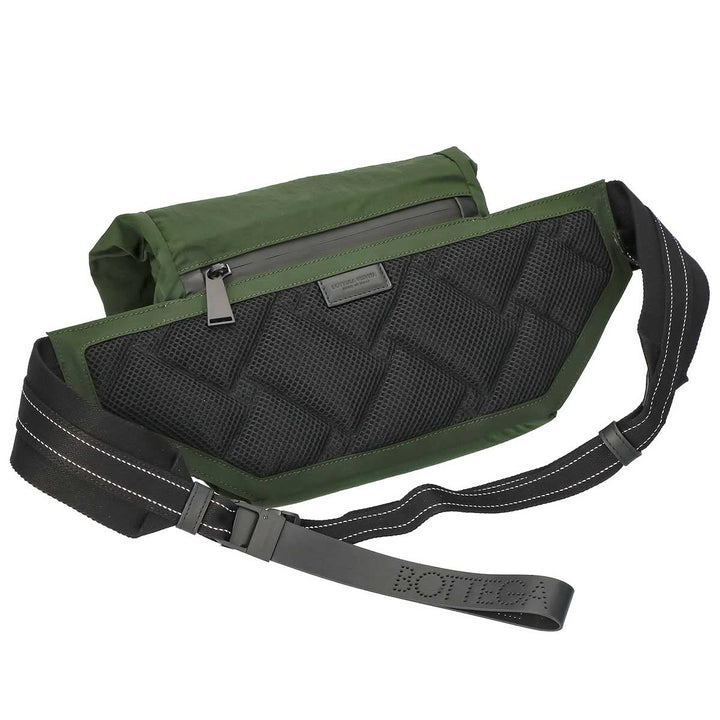 Bottega VenetaBags - Bottega Veneta Mesh Detail Green Nylon Belt Bag - 574353VBOU1_3343 - Ask Me Wear