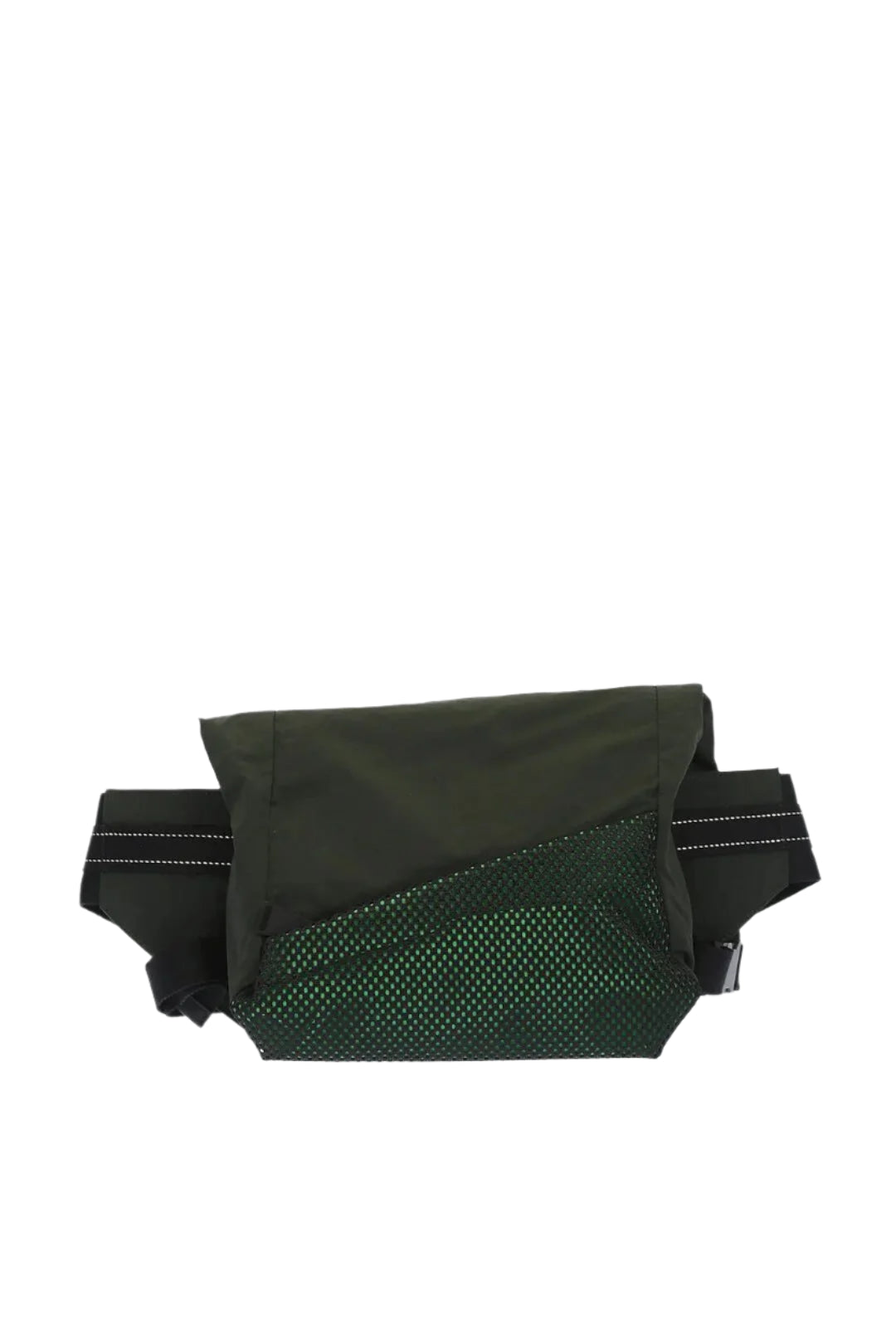 Bottega VenetaBags - Bottega Veneta Mesh Detail Green Nylon Belt Bag - 574353VBOU1_3343 - Ask Me Wear