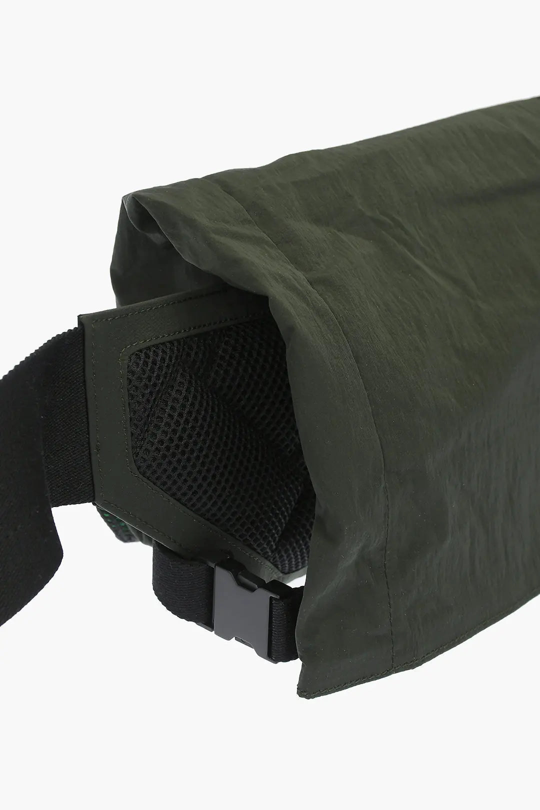 Bottega VenetaBags - Bottega Veneta Mesh Detail Green Nylon Belt Bag - 574353VBOU1_3343 - Ask Me Wear