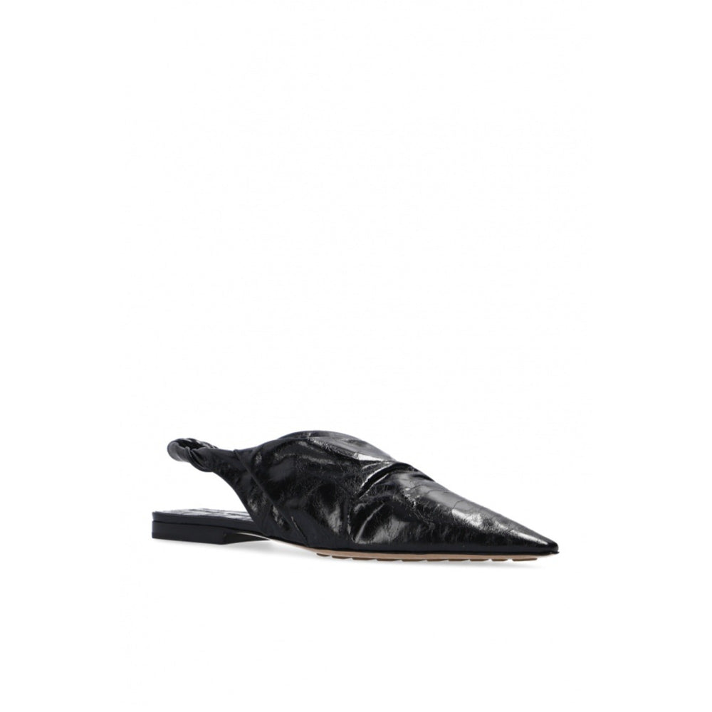 Bottega VenetaShoes - Bottega Veneta Pointed Toe Slingback Flats - 630184VBP101000 - Ask Me Wear