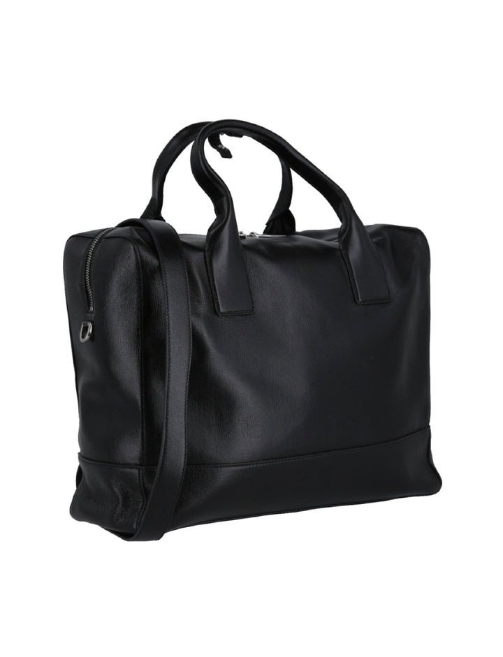 Bottega VenetaBags - Bottega Veneta Top Handle Leather Briefcase Black - 609206 VMA80 1229 - Ask Me Wear