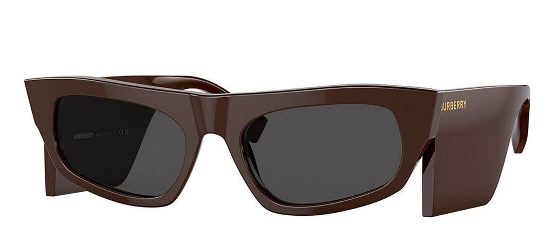 BurberrySunglasses - Burberry PALMER BE 4385 403787 Fashion Plastic Brown Sunglasses with Grey Lens - BE_4385_403787_55mm - Ask Me Wear