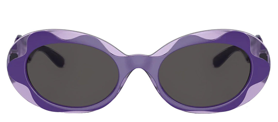 Dolce & Gabbana KIDSSunglasses - Dolce & Gabbana KIDS DX 6005 333587 Oval Plastic Purple Sunglasses with Grey Lens - DX_6005_333587_49mm - Ask Me Wear