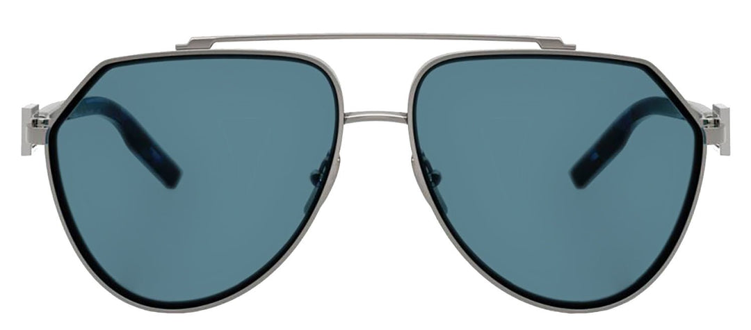 DOLCE & GABBANASunglasses - DOLCE & GABBANA DG 2315 04/80 Pilot Gunmetal Metal Sunglasses with Grey Lens - DG_2315_04/80_62mm - Ask Me Wear