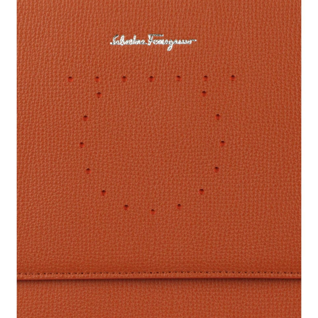 Salvatore FerragamoAccessories - Wallets & Purses - Ferragamo Leather Clutch with Strap Rust - Ask Me Wear