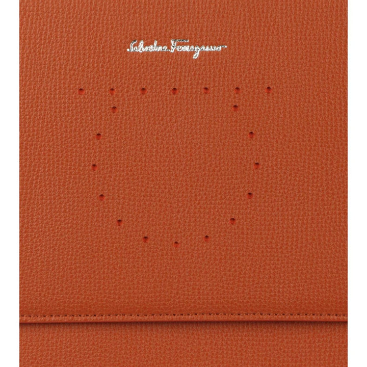 Salvatore FerragamoAccessories - Wallets & Purses - Ferragamo Leather Clutch with Strap Rust - Ask Me Wear