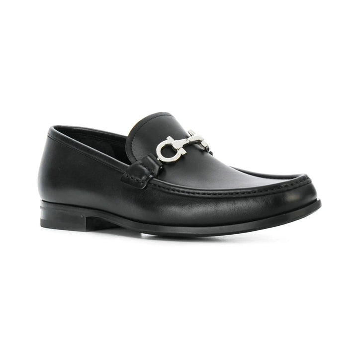 Salvatore Ferragamo - Shoes - Ferragamo Rolo 15 Mocassin Shoes Black - ROLO15 - 0755987 - Ask Me Wear