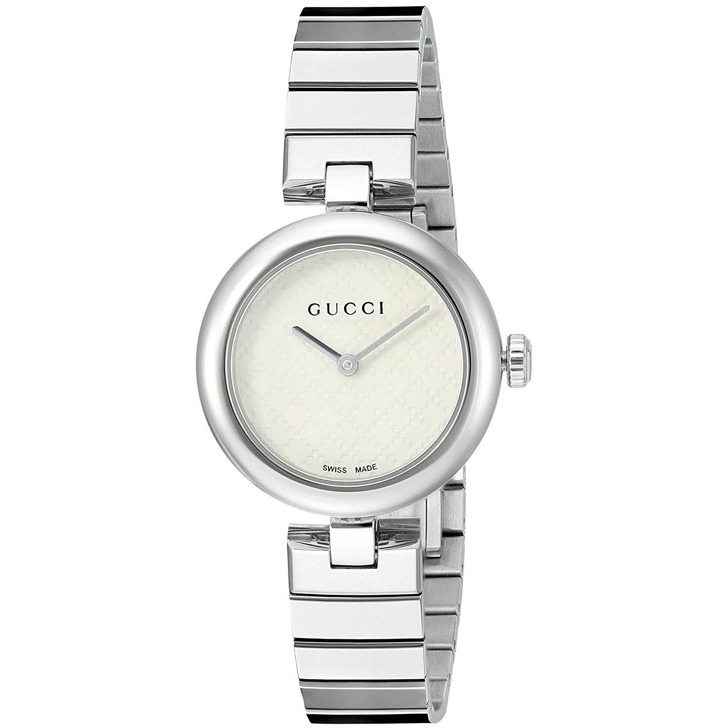 Gucci Diam'ssima Medium Stainless Steel Ladies Watch | Luxury