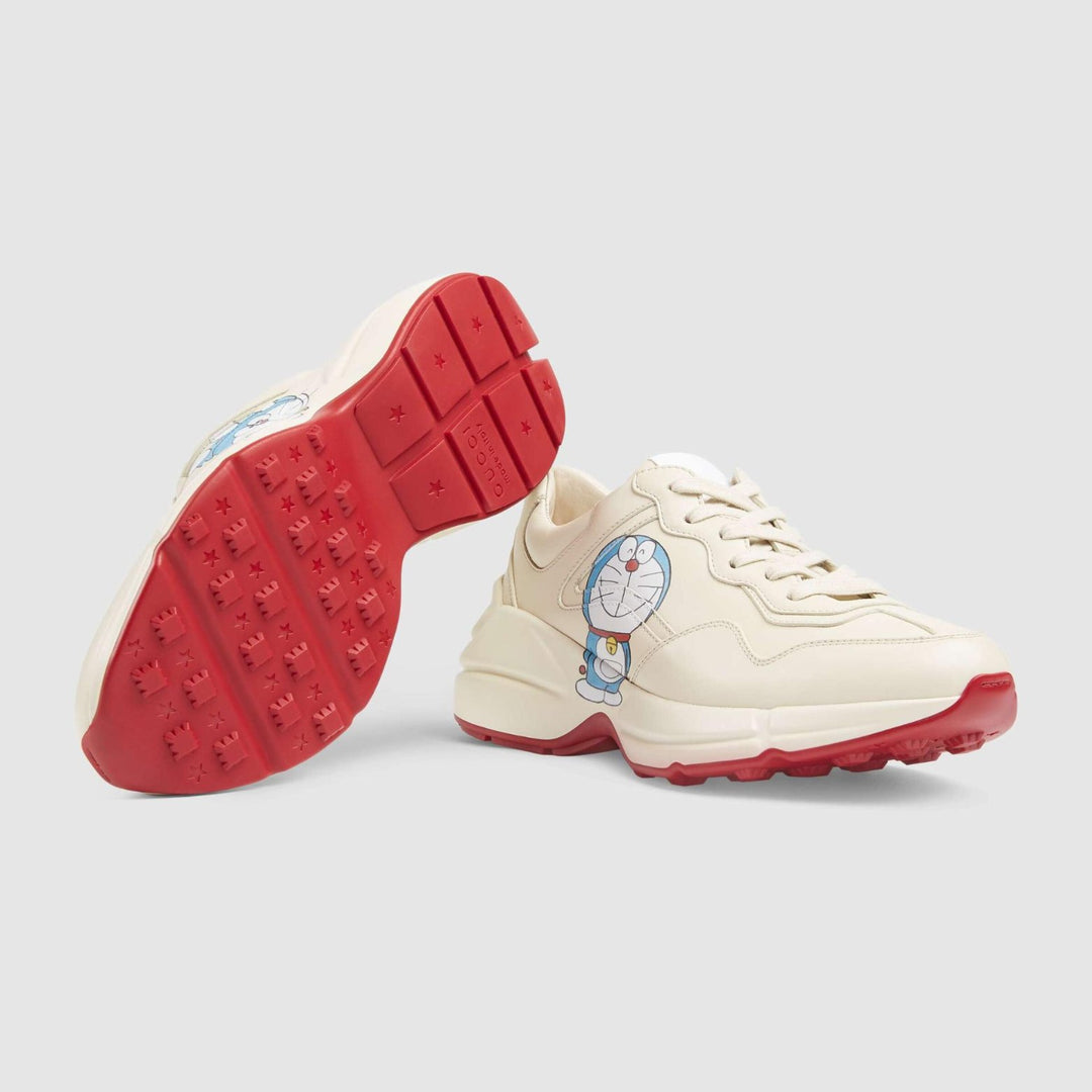 GucciShoes - Gucci Doraemon x Gucci women's Rhyton sneaker - 655037DRW009522 - Ask Me Wear