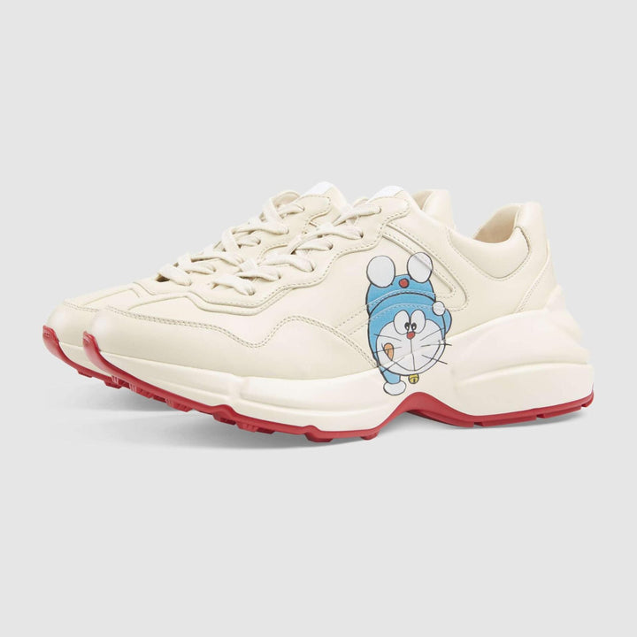 GucciShoes - Gucci Doraemon x Gucci women's Rhyton sneaker - 655037DRW009522 - Ask Me Wear