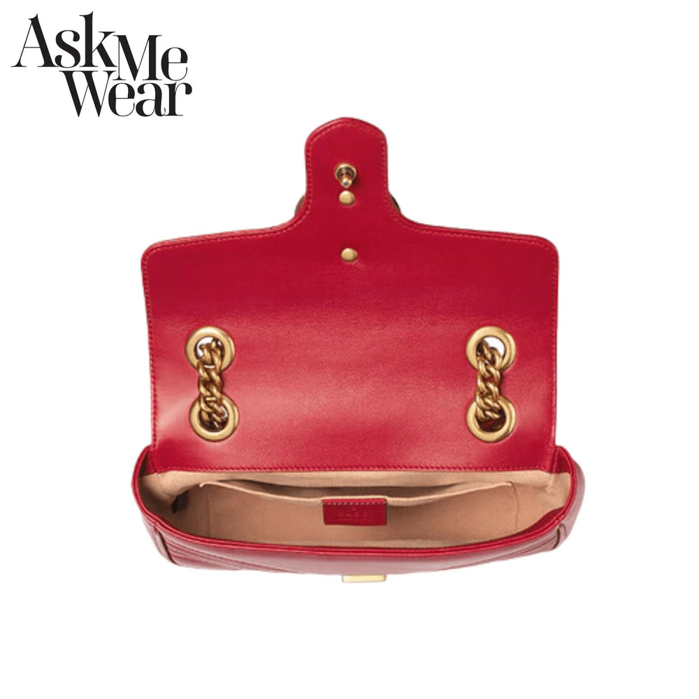 Gucci - GUCCI GG Marmont mini matelass'e shoulder bag - 446744 DTDIT 6433 - Ask Me Wear