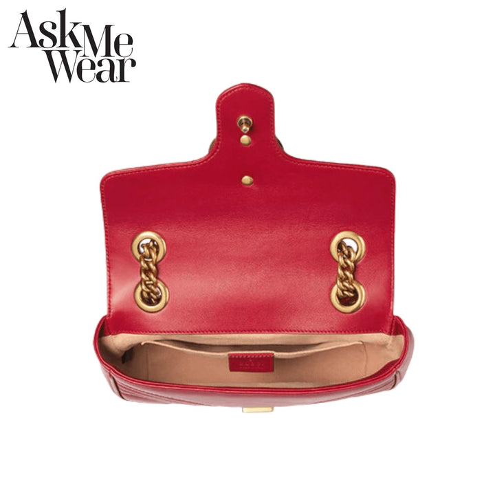 Gucci - GUCCI GG Marmont mini matelass'e shoulder bag - 446744 DTDIT 6433 - Ask Me Wear