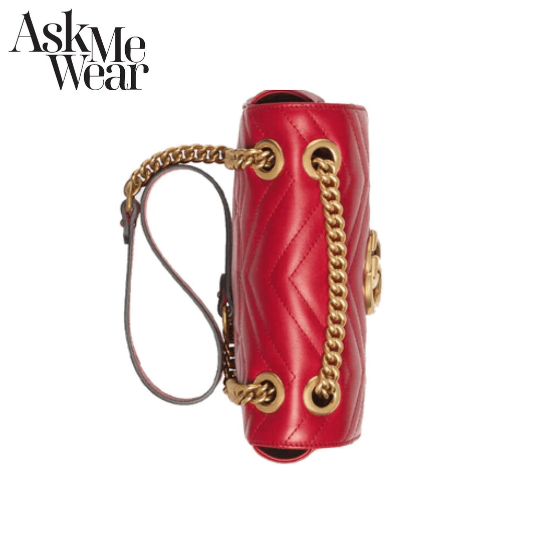 Gucci - GUCCI GG Marmont mini matelass'e shoulder bag - 446744 DTDIT 6433 - Ask Me Wear