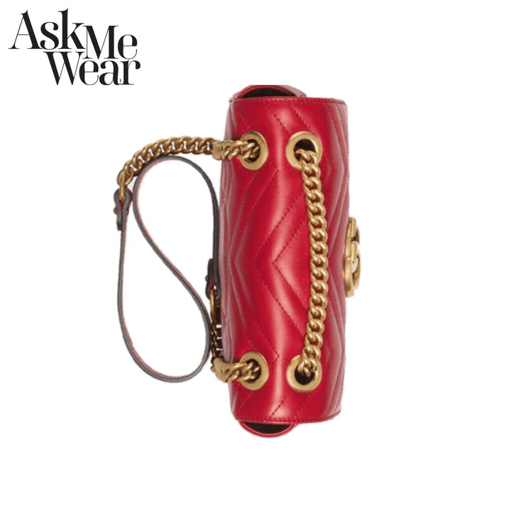 Gucci - GUCCI GG Marmont mini matelass'e shoulder bag - 446744 DTDIT 6433 - Ask Me Wear