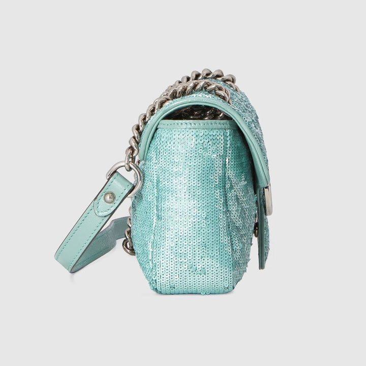 GucciBags - GUCCI GG Marmont sequin shoulder bag - 4467449SYWP3367 - Ask Me Wear