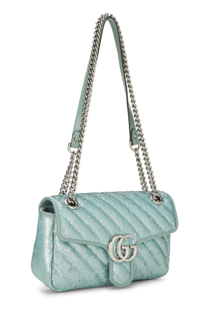 GucciBags - GUCCI GG Marmont sequin shoulder bag - 4467449SYWP3367 - Ask Me Wear