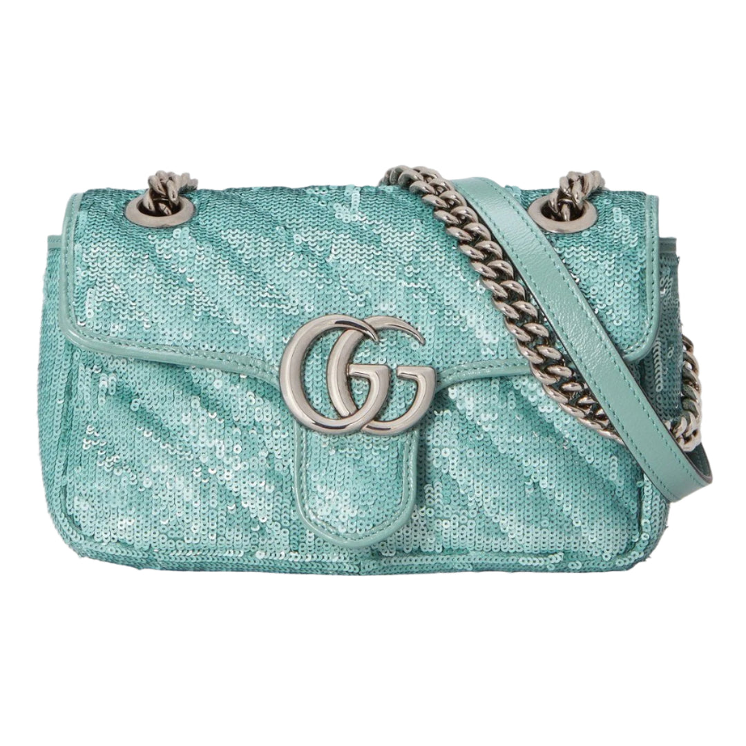 GucciBags - GUCCI GG Marmont sequin shoulder bag - 4467449SYWP3367 - Ask Me Wear