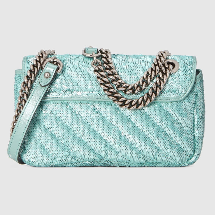 GucciBags - GUCCI GG Marmont sequin shoulder bag - 4467449SYWP3367 - Ask Me Wear