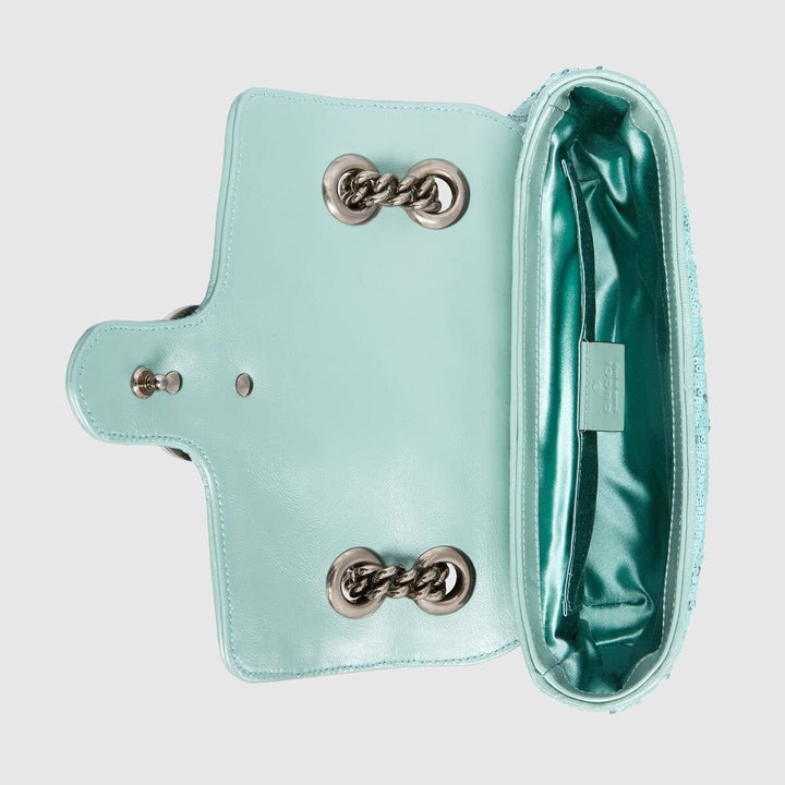 GucciBags - GUCCI GG Marmont sequin shoulder bag - 4467449SYWP3367 - Ask Me Wear