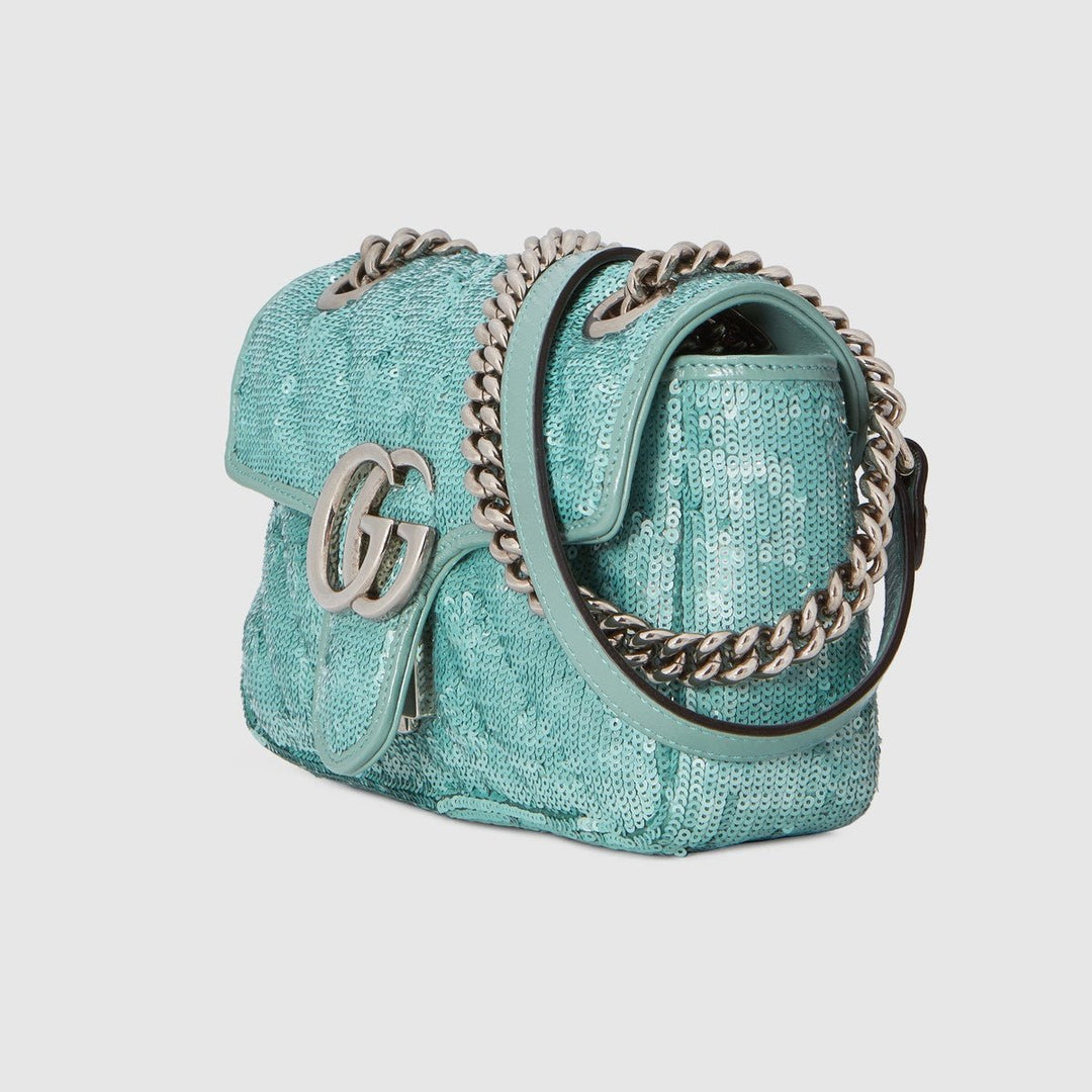 GucciBags - GUCCI GG Marmont sequin shoulder bag - 4467449SYWP3367 - Ask Me Wear