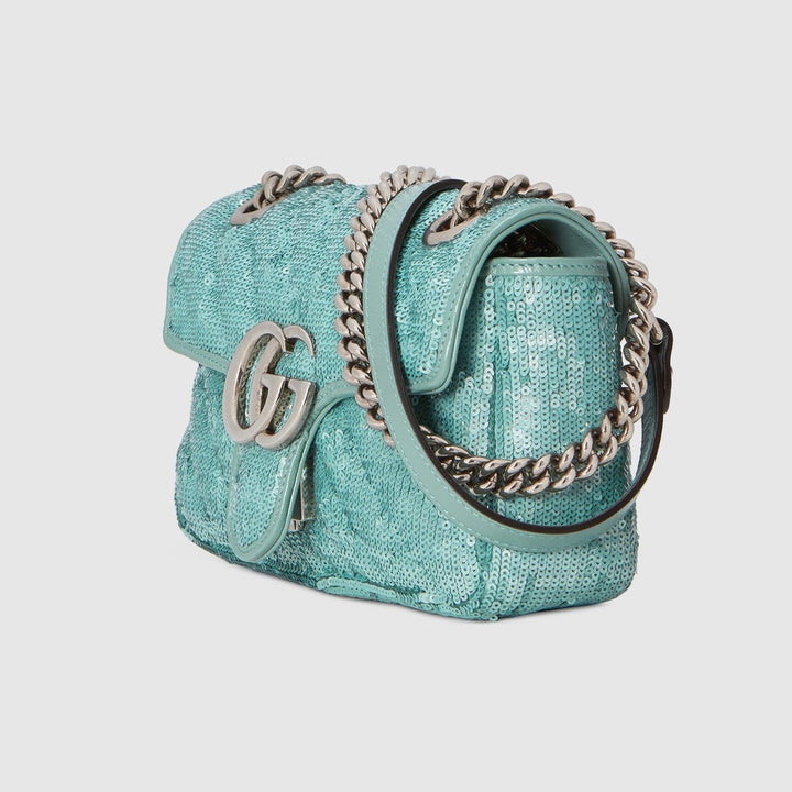 GucciBags - GUCCI GG Marmont sequin shoulder bag - 4467449SYWP3367 - Ask Me Wear