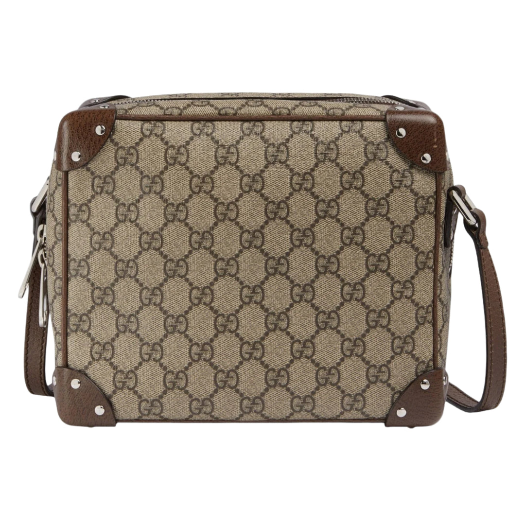 GucciHandbag - GUCCI GG Shoulder Bag With Leather Details - 62636392TDN8358 - Ask Me Wear