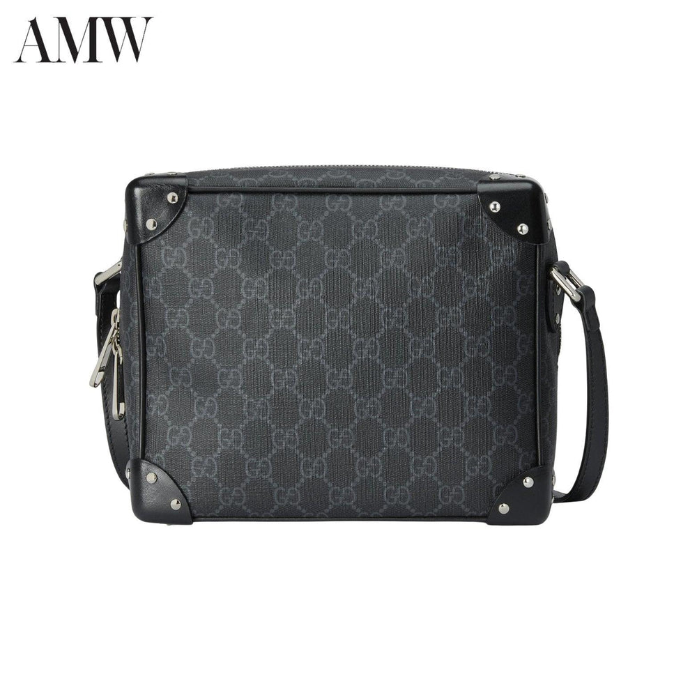 GucciHandbag - GUCCI GG Shoulder Bag With Leather Details - 626363HUHFN1000 - Ask Me Wear
