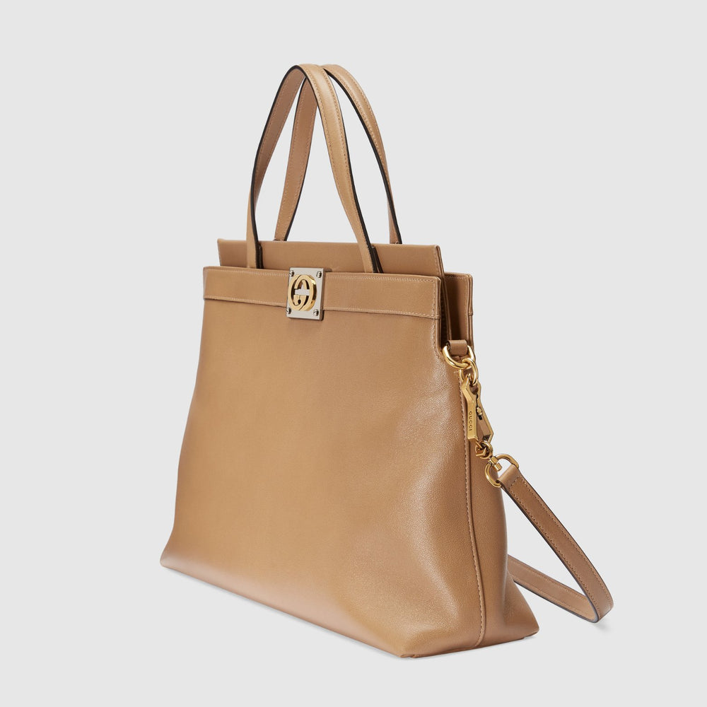 GucciHandbag - GUCCI Leather Medium Top Handle - 6305951W10X2845 - Ask Me Wear