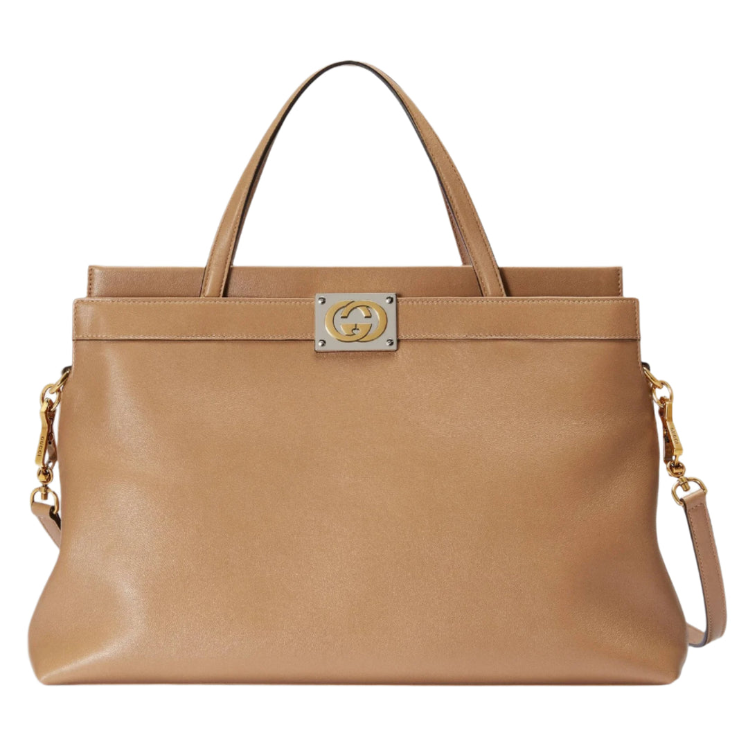 GucciHandbag - GUCCI Leather Medium Top Handle - 6305951W10X2845 - Ask Me Wear