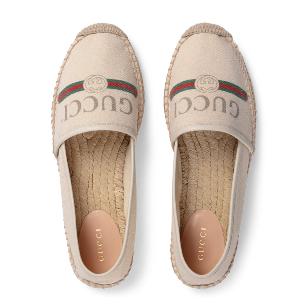 GucciShoes - Gucci Logo Canvas Espadrille - 5258829SJ109074 - Ask Me Wear