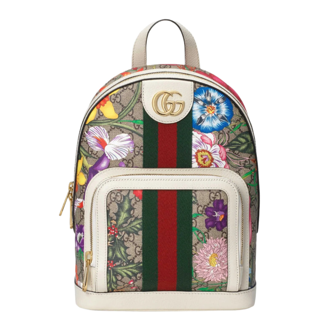 GucciHandbag - GUCCI Ophidia GG Flora Small Backpack - 547965HV8DC8723 - Ask Me Wear