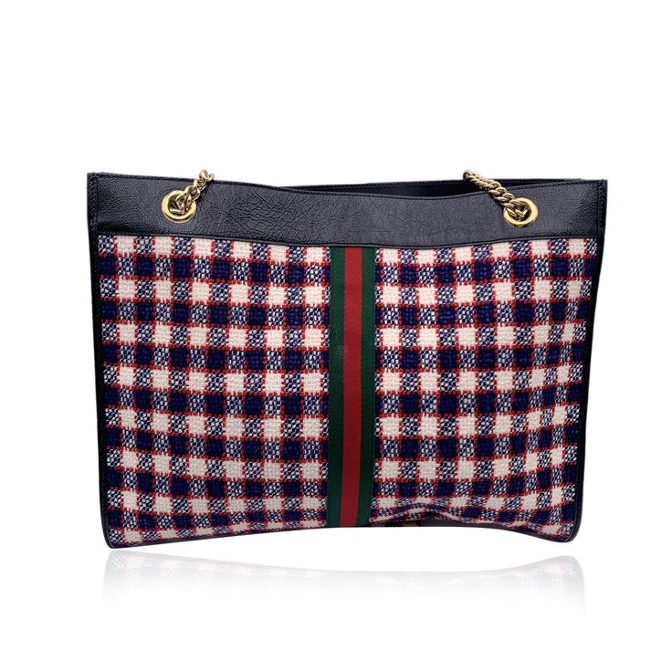 GucciHandbag - Gucci Rajah Tote L vinted tweed - 537219G20BX9194 - Ask Me Wear