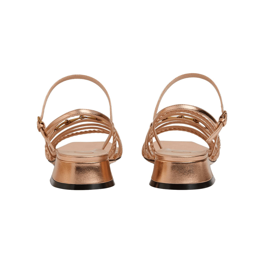 GucciShoes - GUCCI Women's Leather Sandal With Horsebit - 645405B8B005702 - Ask Me Wear